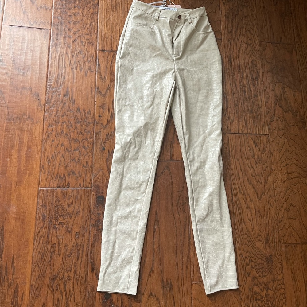 Missguided faux leather pants